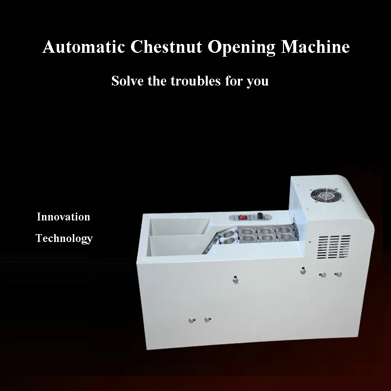 Automatic Chestnut Opening Machine 220V Commercial Chestnut Opening Machine Chestnut Processor Machine Double Chain