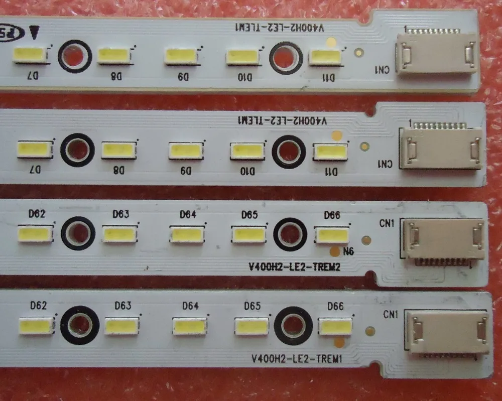 

5set=10 PCS LED Backlight strip for Toshiba 40AL800 40EL100C V400HJ2-LE2 E187565 V400H2-LE2-TLEM2 TLEM2 V400H2-LE2-TREM2 TREM1