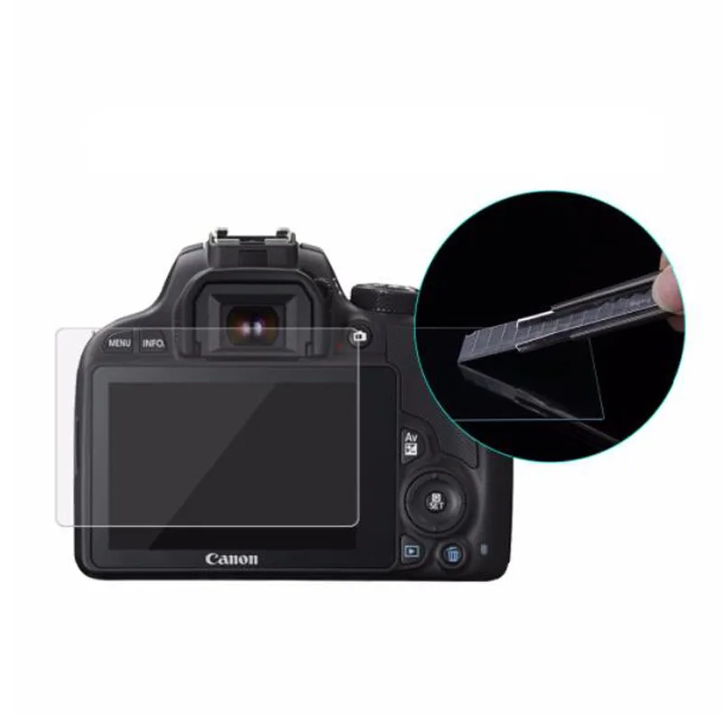 Tempered Glass Protector Guard Cover for Canon EOS 100D Rebel SL1/Kiss X7 M3 M5 M10 G1Xii G1X II Camera Screen Protective Film