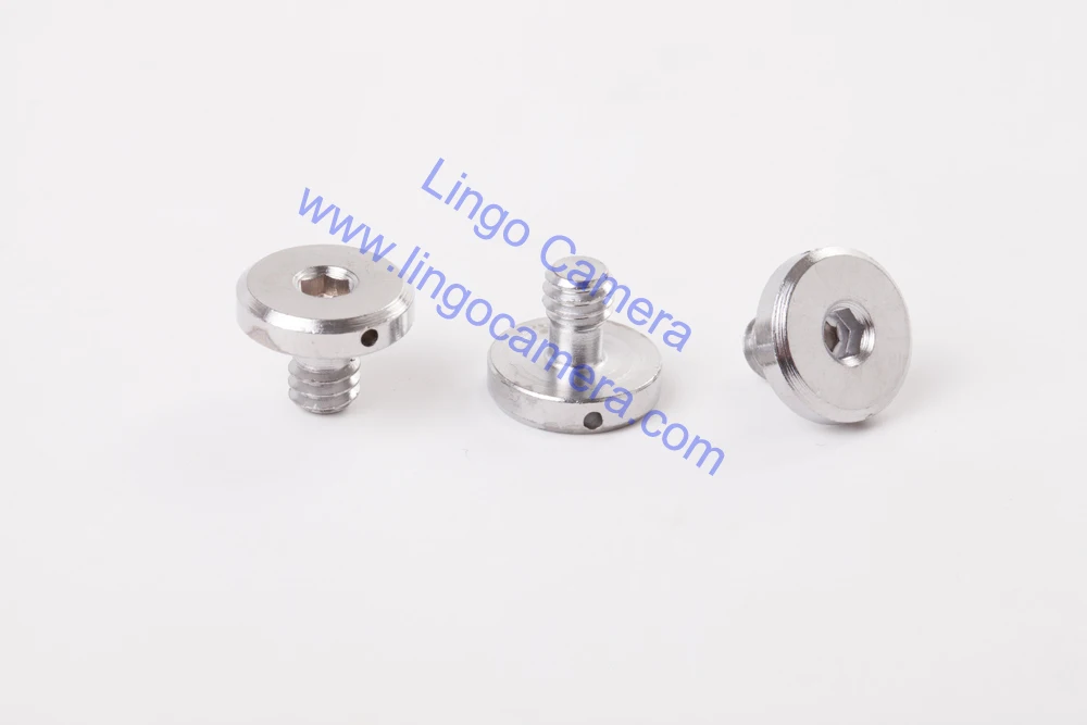 LL1481 Solid Silver Captive 1/4 "สกรูสำหรับกล้องขาตั้งกล้อง Monopod