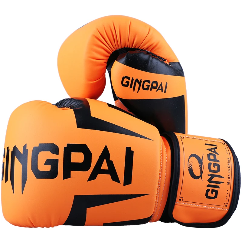 2017 New High Quality PU Leather White Professional Boxing Gloves Sanda Muay Thai Boxing Training Fighting Gloves Luvas De Boxeo