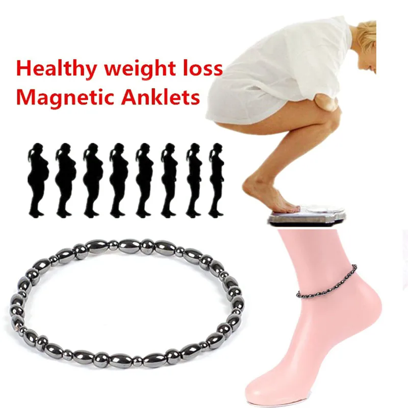 Magnetic Slimming Anklet Slimming Beads Lose Weight Magnetic Health Jewelry Magnets Of Lazy Paste Slim Bracelet