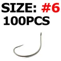 100pcs size 6