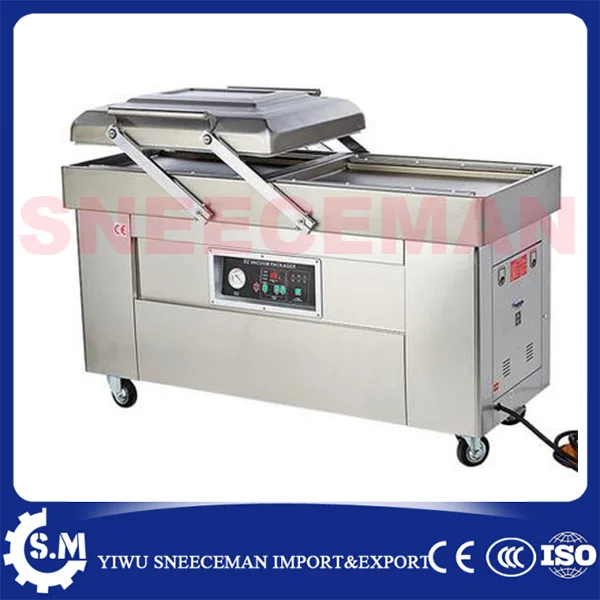 

DZ-600-2s dry-wet vacuum sealing machine commercial double room cooked package vacuum sealing machine