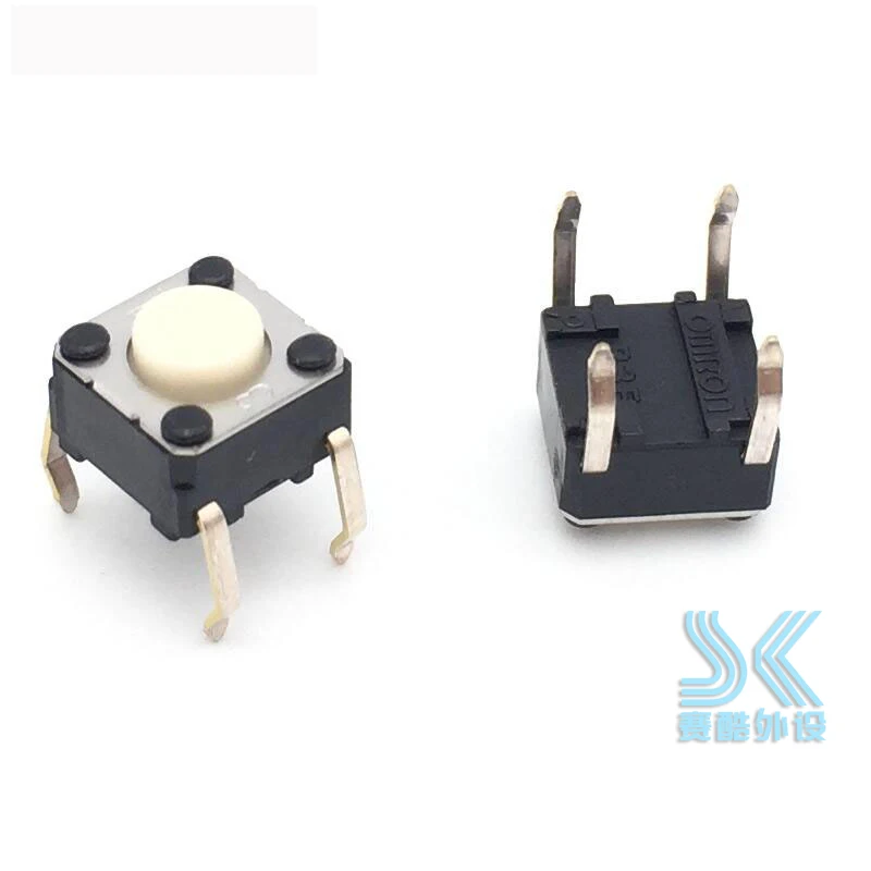 2 stuks Nieuwe originele B3F light touch schakelaar drukknop tactiele voor Logitech M210 M215 M557 M300 M602 M570 6*6*4.3mm 2 stuks