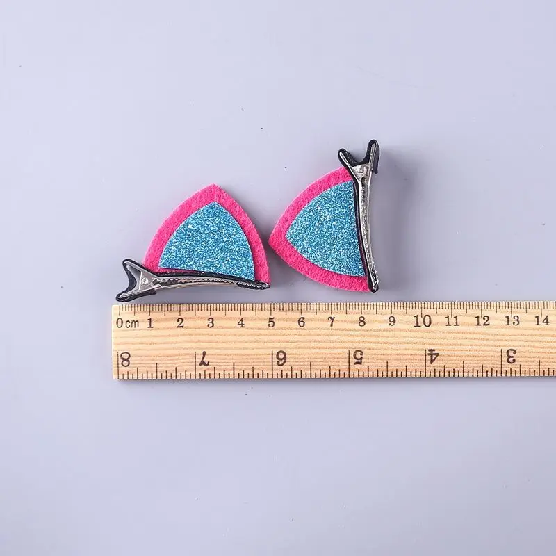 2 pieces / set of cat ears hairpins, little girls, cute children\'s hair accessories