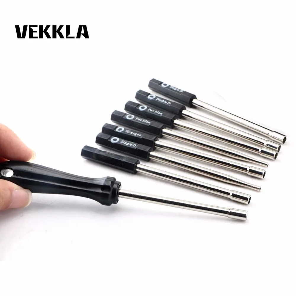 New Steel 8pc Quick and Easy Tune 2 Cycle Carburetor Engines Adjustment Hexagon Hex Socket Tool Screwdriver Set Accessories