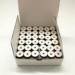 High Quality Paper Side Type M 75D/2 144PCS/BOX Black Color bobbin thread for Embroidery Machine Pre-wound Bobbin Thread