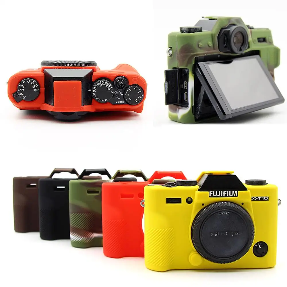 Soft Silicone TPU Skin Body Rubber Camera Case Bag Full Cover for Fujifilm Fuji X-T30 XT30  Digital Camera ONLY