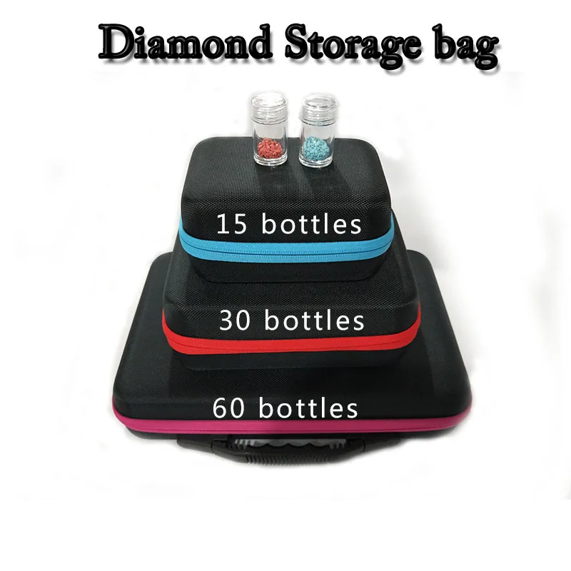 Diamentowe pudełko do przechowywania Nowe diamentowe narzędzie do malowania diamentami Przechowywanie wierteł Torba na zamek błyskawiczny T04