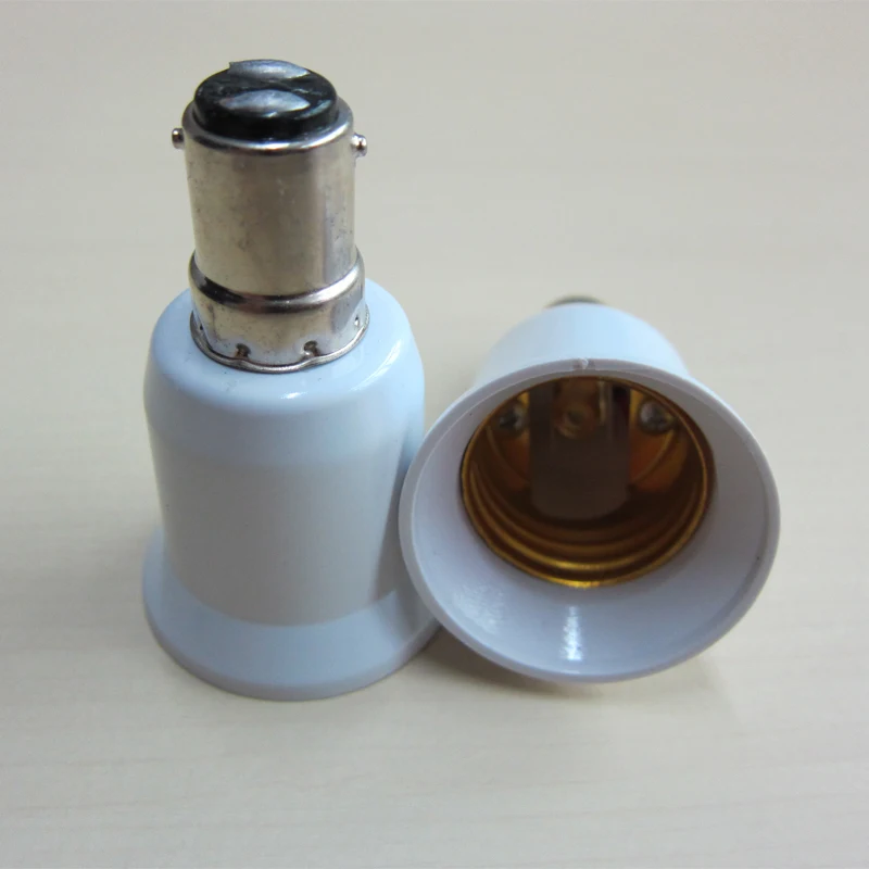 

BA15D TO E27 adapter Conversion socket High quality material fireproof material B15 TO E27 socket adapter Lamp holder