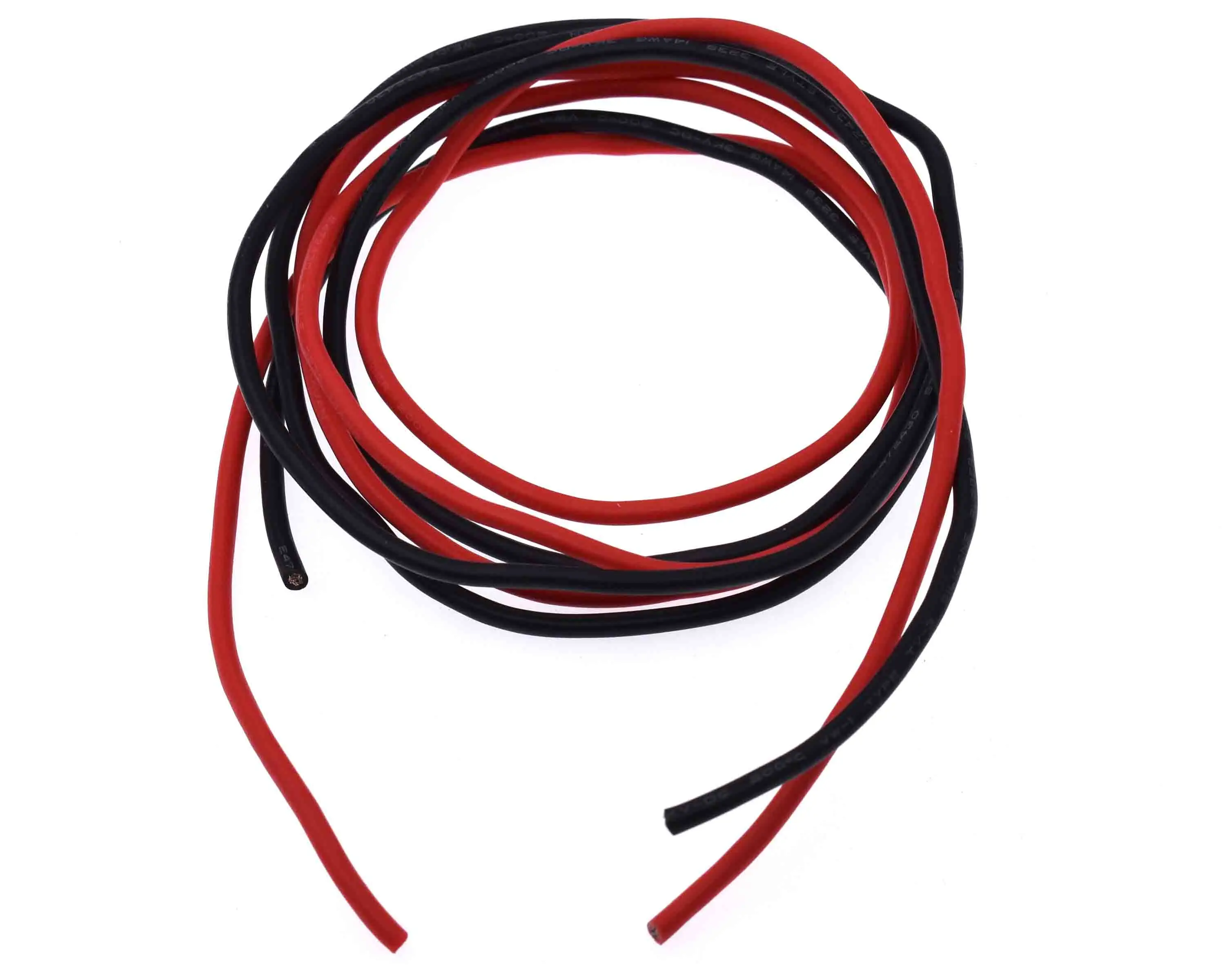 1set 14 AWG Gauge Wire Flexible Silicone Stranded Copper Cables For RC Black 1M + Red 1M = 2M