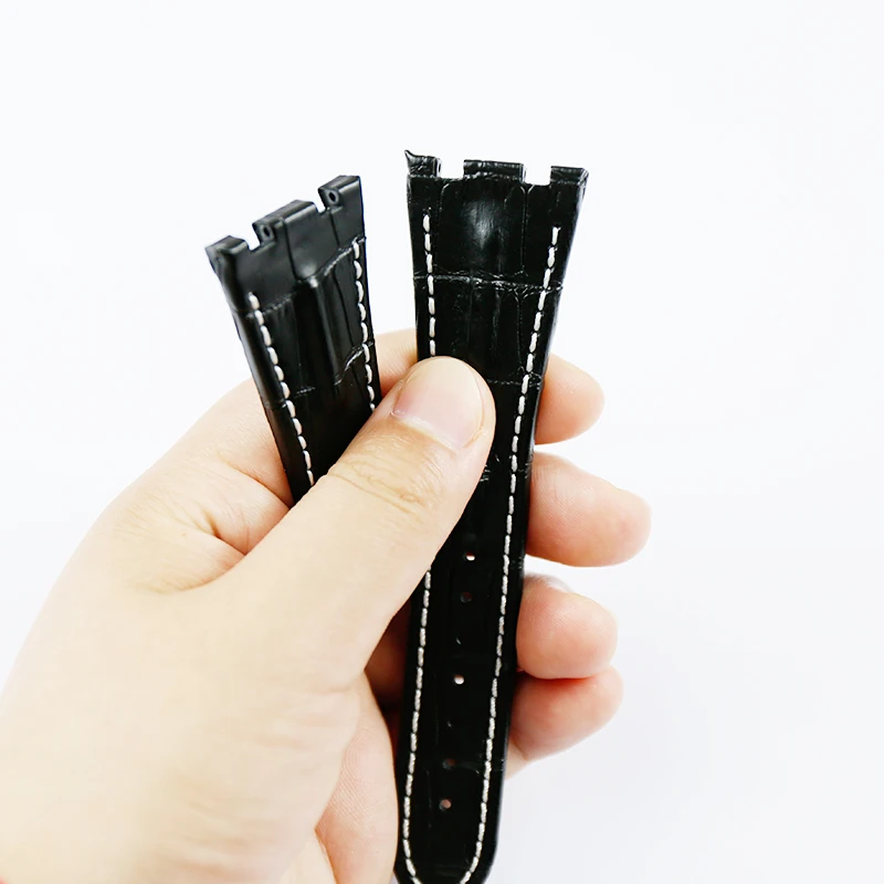 Watch accessories men's business high-end strap for AP series leather strap 28mm ladies outdoor sports waterproof strap