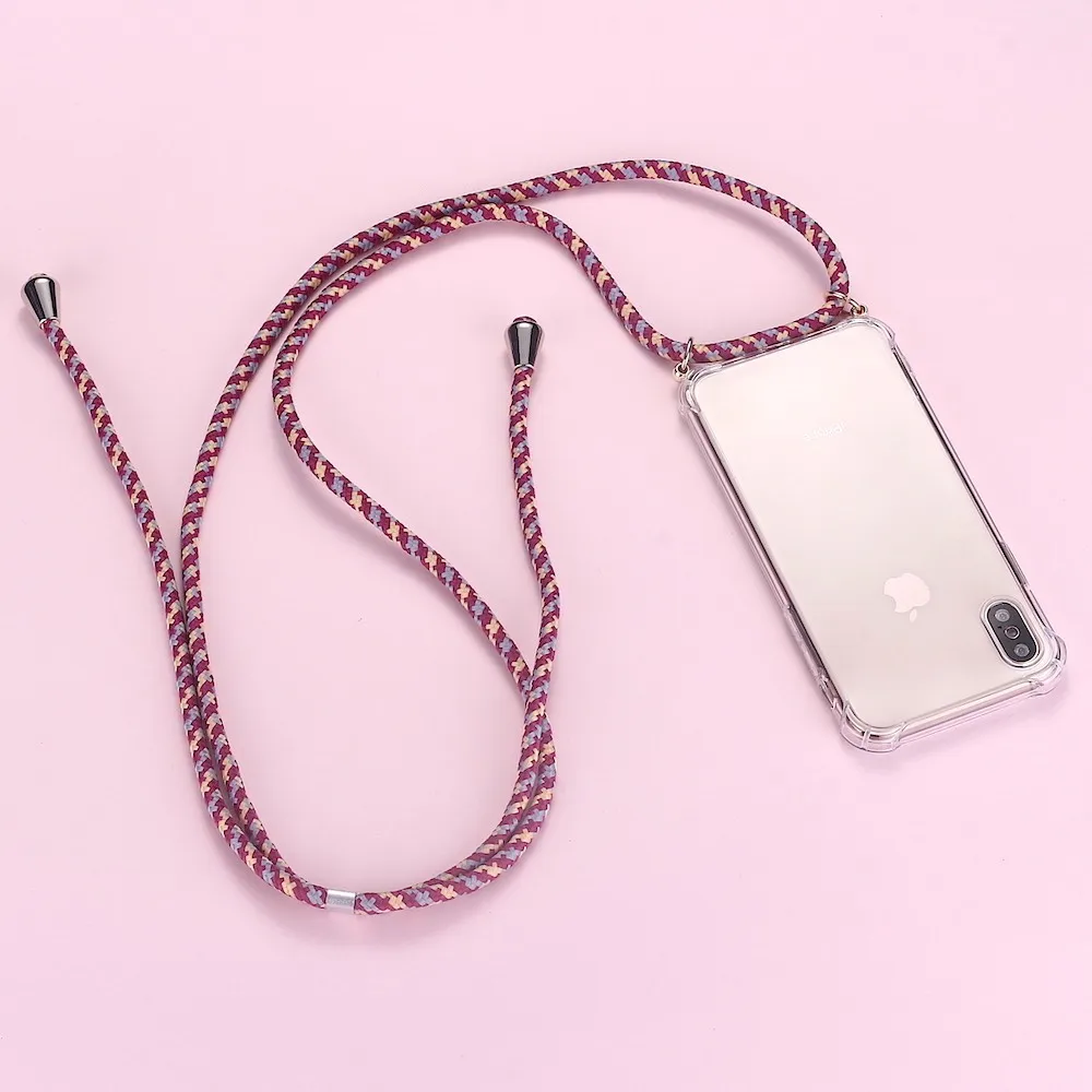 Strap Cord Chain Phone Girl Necklace Lanyard Mobile Phone Case for Carry Cover to Hang For iPhone 14 14Pro 14Plus 13Promax 13 12