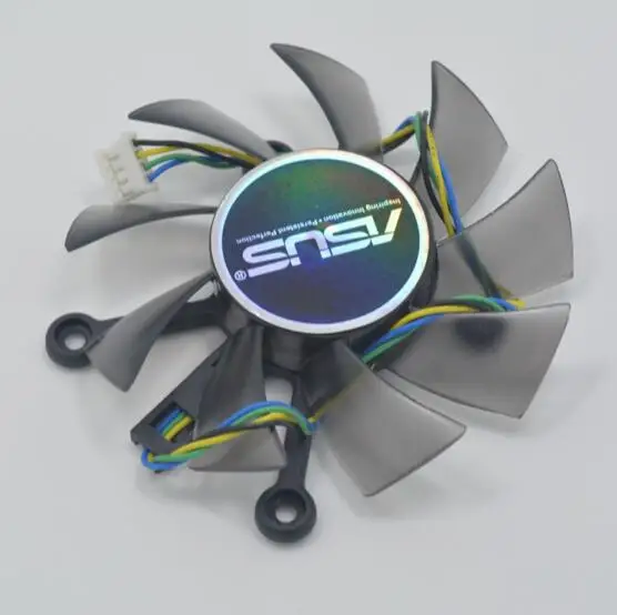 R128015SU  75mm 4pin 4 x 43mm blower cooler fan for  EAH5830/8600/9800 GTS 450/460 HD7850 graphics card cooling