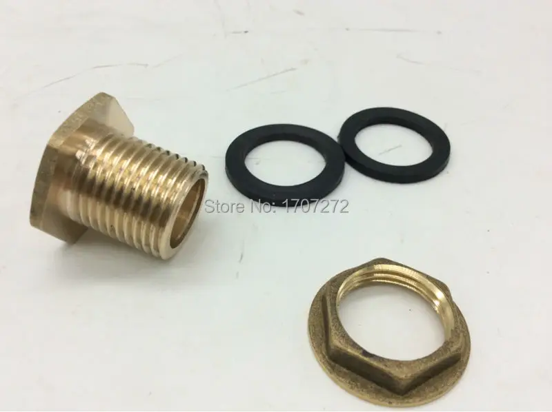 

free shipping 1/2" BSP Brass Pipe Swivel Fitting Nut Water Tank Connector, copper fitting, brass fitting