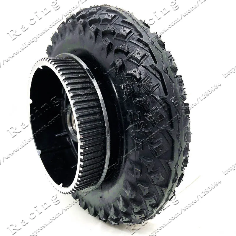 

200X50 Wheels With Drive Gear 8X2" Tire and Inner Tube for Electric Scooter Wheel Chair Truck Pneumatic Trolley Cart