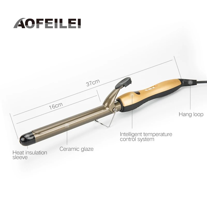 Rizador Pelo Professional Ceramic Curling Iron Digital Hair Curlers Styler Heating Styling Tools Eu Plug Aofeilei Wand Irons