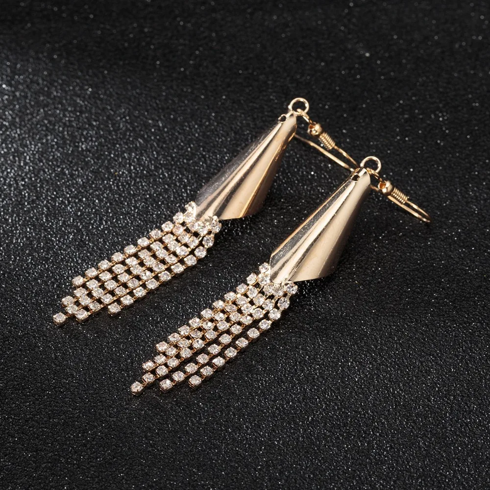 YFJEWE Women Ethnic Boho Tassel Dangle Earrings Fashion Brand Jewelry European Exaggerated Drop Earrings Vintage Pendientes E588