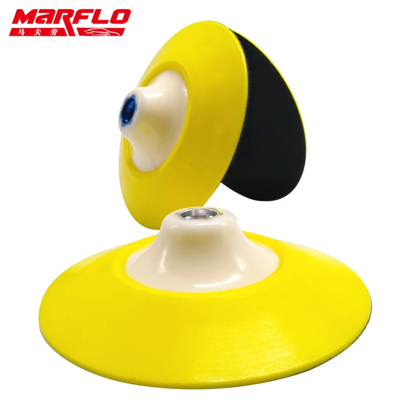 Marflo Car Wash Plate Backing Pad With Polishing Sponge Pad 6\