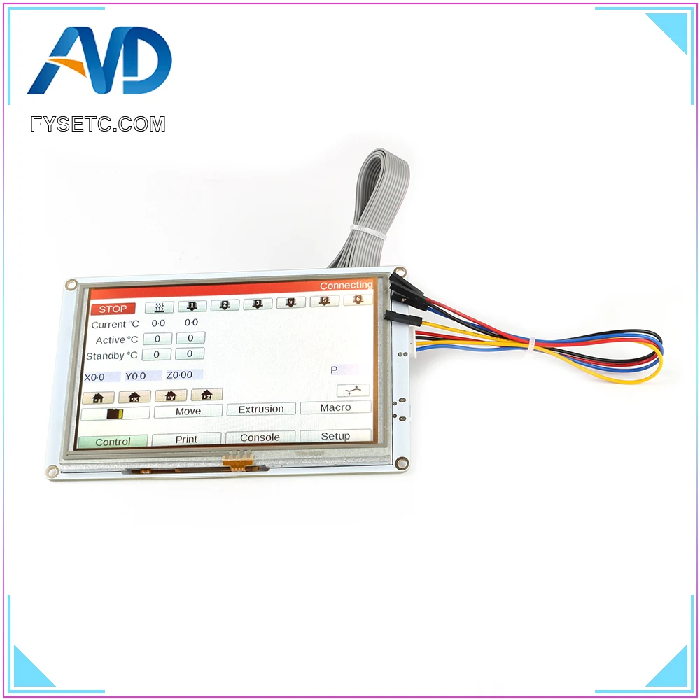 Contrôleurs d'écran tactile couleur intégrés pour DuetWifi Duet 2 Ethernet, Clone 5, 7, 5, 7 pouces, 5i / 7i