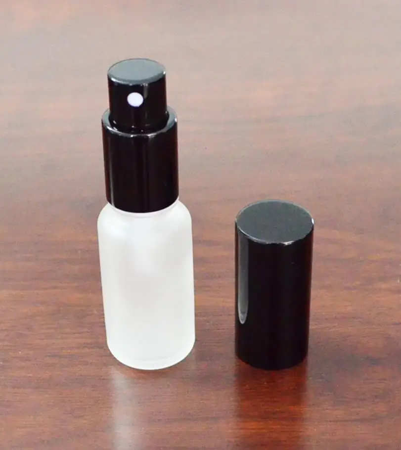 

wholesale high quality 20ml matte spray fine mist glass bottles wholesale 4 color premium perfume bottles glass jar