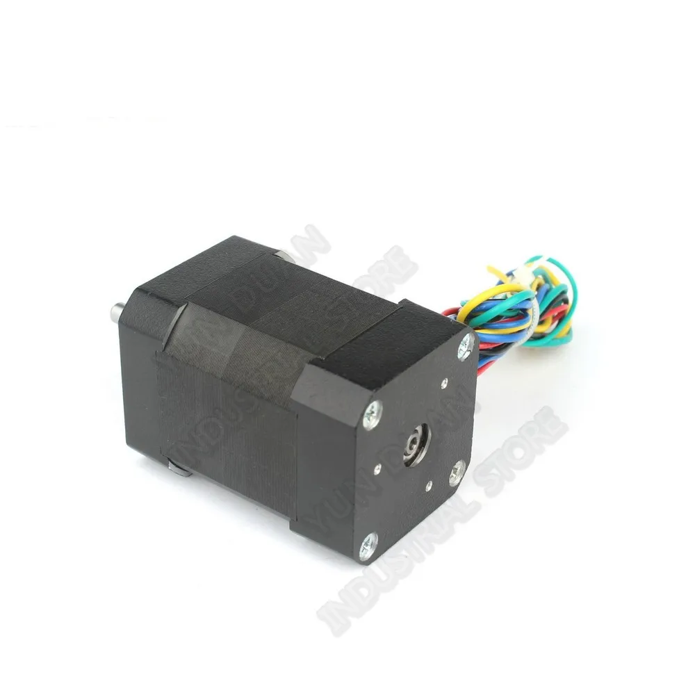 Imagem -02 - Motor Brushless Nema17 42 mm Alta Velocidade 3000 Rpm Sensor Hall 3ph Milímetros Eixo Bldc 60 w 0.2nm 28.6oz-in dc 24 v