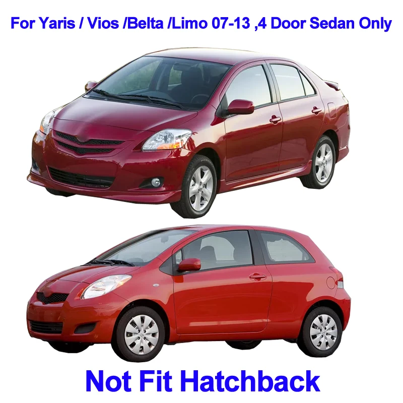 Rear Boot Cargo Liner Trunk Floor Mat Carpets Tray Mats Carpet For Toyota Yaris Vios Belta Limo 2007 - 2012 2013 4 Door Sedan