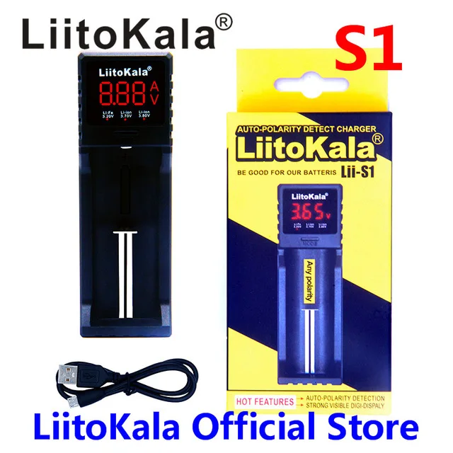 Liitokala Lii-100B Lii-S1 LiiS2 LiiS4 Liittery Ladegerät 18650 C für 18650 26650 20700 18350 AA AAA Batterien