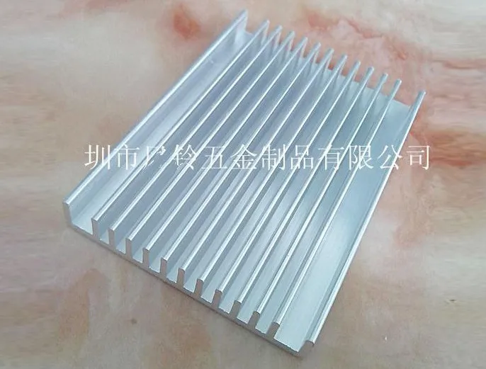 

High-power aluminum heat sink/electronic radiator cooling fin/PCB heat sink 61*10*100MM Dense tooth aluminum radiator