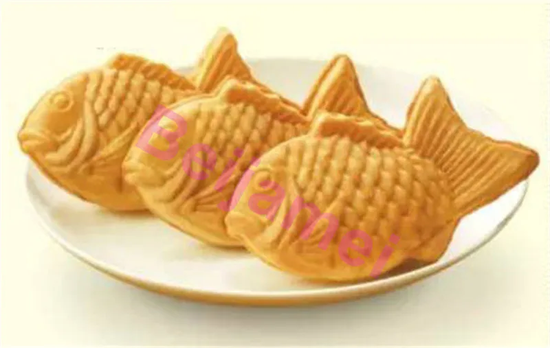 BEIJAMEI Most Popular LPG Gas Fish Shape Taiyaki Machine Double Plate 12pcs Commercial Gas Fish Taiyaki Waffle Maker