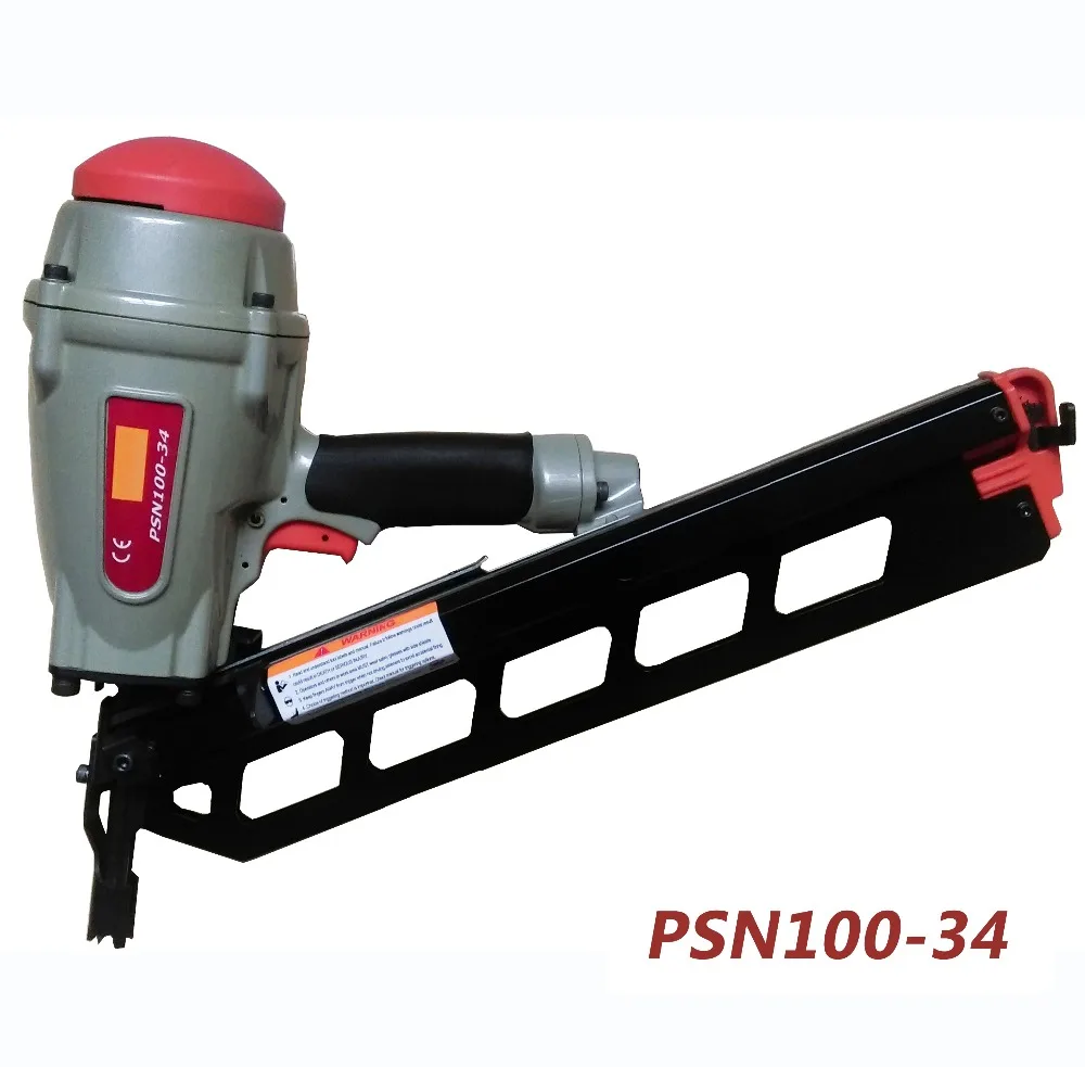 

100MM 34 Degree Clipped Head, Paper Strip Framing Nailer Gun