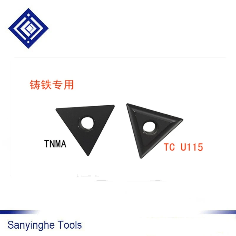 High quality 10 pcs/lots TNMG160404 TM/GM/MT/MA/MS/PZ/TC/HA/MZ/TS Carbide Insert Cutting Tool