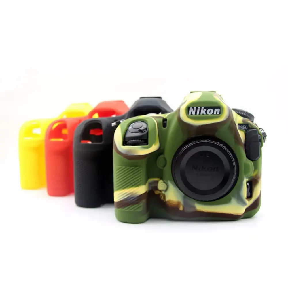 Silicone Armor Skin Case DSLR Camera Body Cover Protector Video Lens Bag For Nikon D850 DSLR Camera