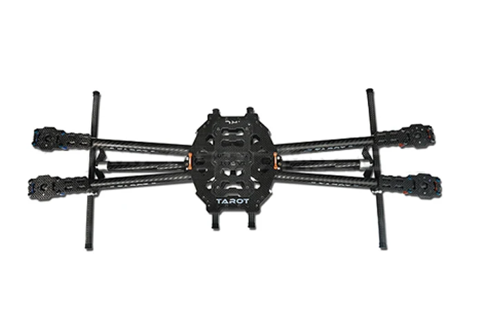 Tarot 650 3K Carbon Fiber CNC 4 Axis Aircraft Fully Folding FPV Quadcopter Frame Kit TL65B01