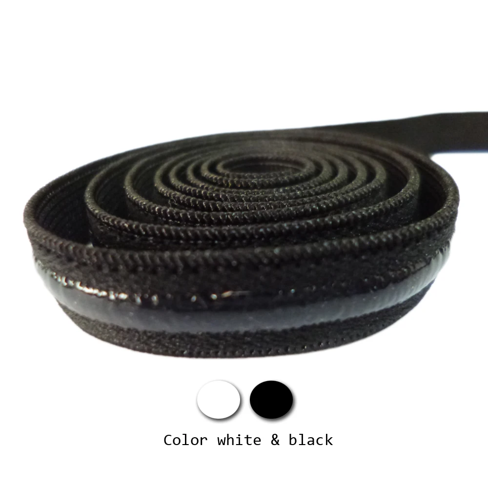 12mm color black or white Silicone Backed Gripper Elastic crafting & sewing webbing for bra lingerie prom dress girdle clothing