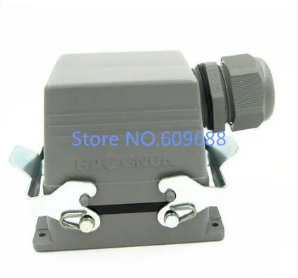 Aviation plug,Heavy Duty connector,Socket Plug Rectangle HDC-HE-032-1 32pins 10A