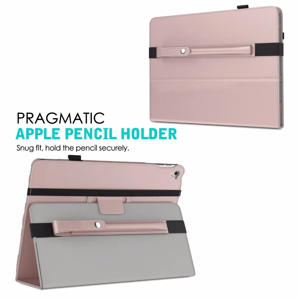 Pencil Case Holder for Apple Pencil PU Leather Elastic Pencil Pocket Sleeve Detachable Pouch Cover for Apple Pencil iPad Pro 9.7 view 2