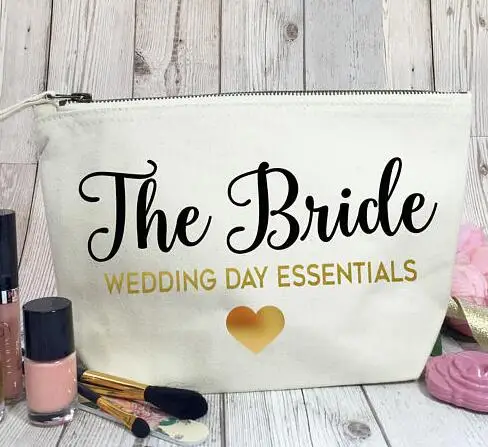 

Personalised bride Bridesmaid Gift Make Up Bags Will you be my Bridesmaid, Maid of Honour Unique Gift for Bridal Party Bags,