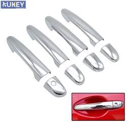 Fit For Mazda 2 3 6 m2 m3 m6 2009 2010 2011 2012 2013 Chrome Door Handle Cover Trim Molding Catch Overlay Garnish Cap Decoration