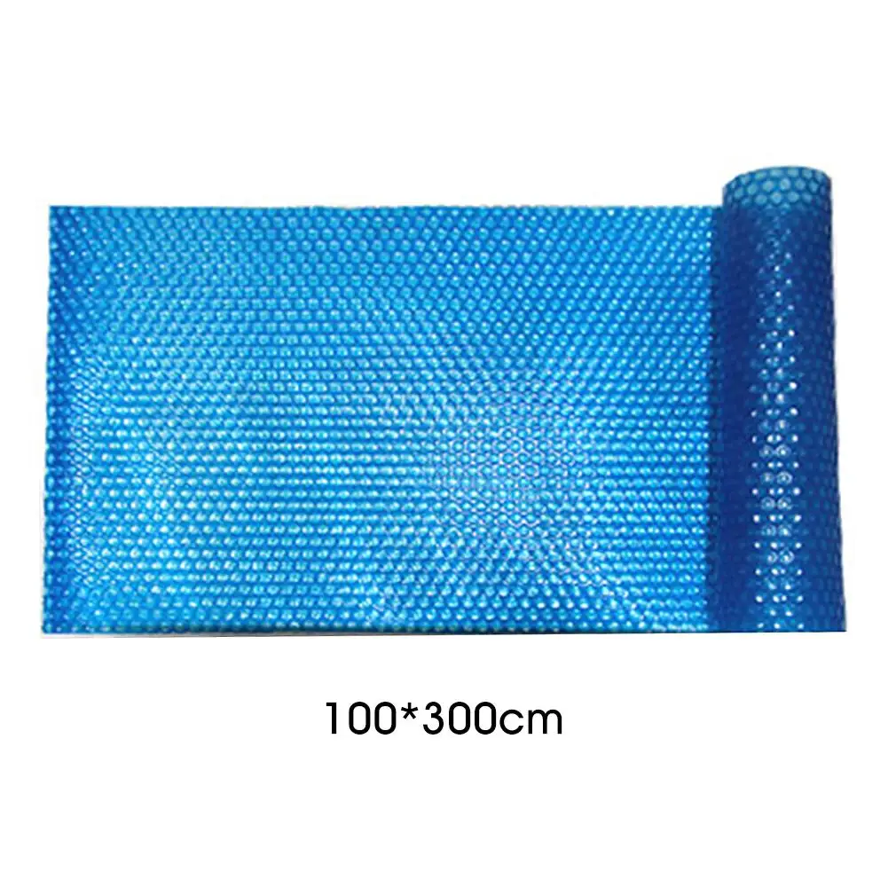 Cubierta de aislamiento para piscina, cubierta a prueba de polvo, azul, Solar, fácil de configurar, accesorios de piscina, película de aislamiento