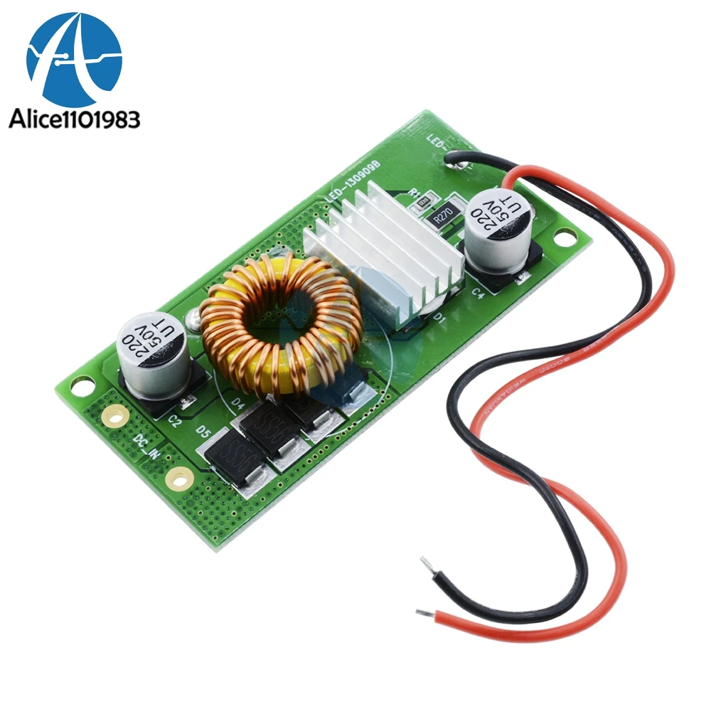 Constant Current Power Supply LED Drive Driver Board LED Light For High Power 20W DC 12V 24V to DC Module Open Short Circuit