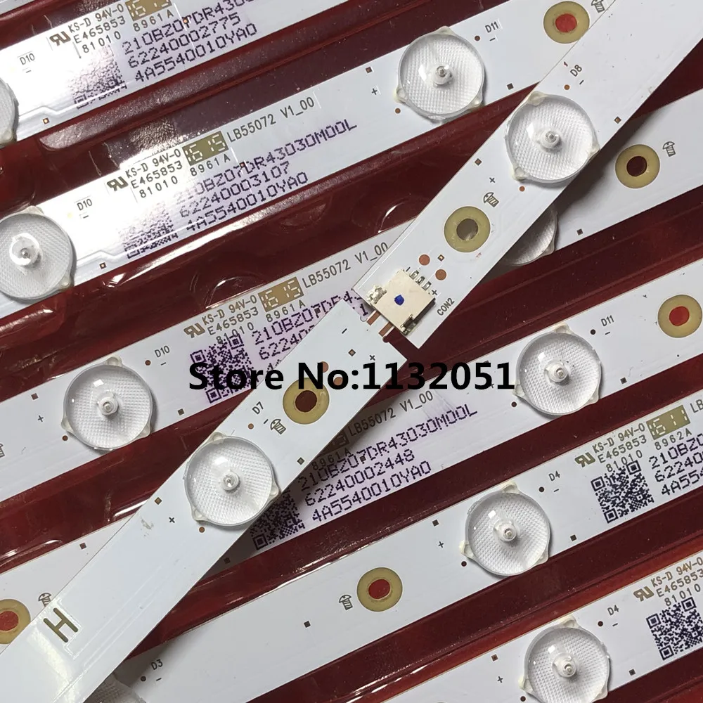 Tira de luces LED, accesorio para 55PUS6501 55PUS6401 55PUS6561 55PUS6581 55PUH6101 55PUT6400 55PUT4900 55PUS6162 55PUS6762 GJ-2K16-550-D714-V4-L R