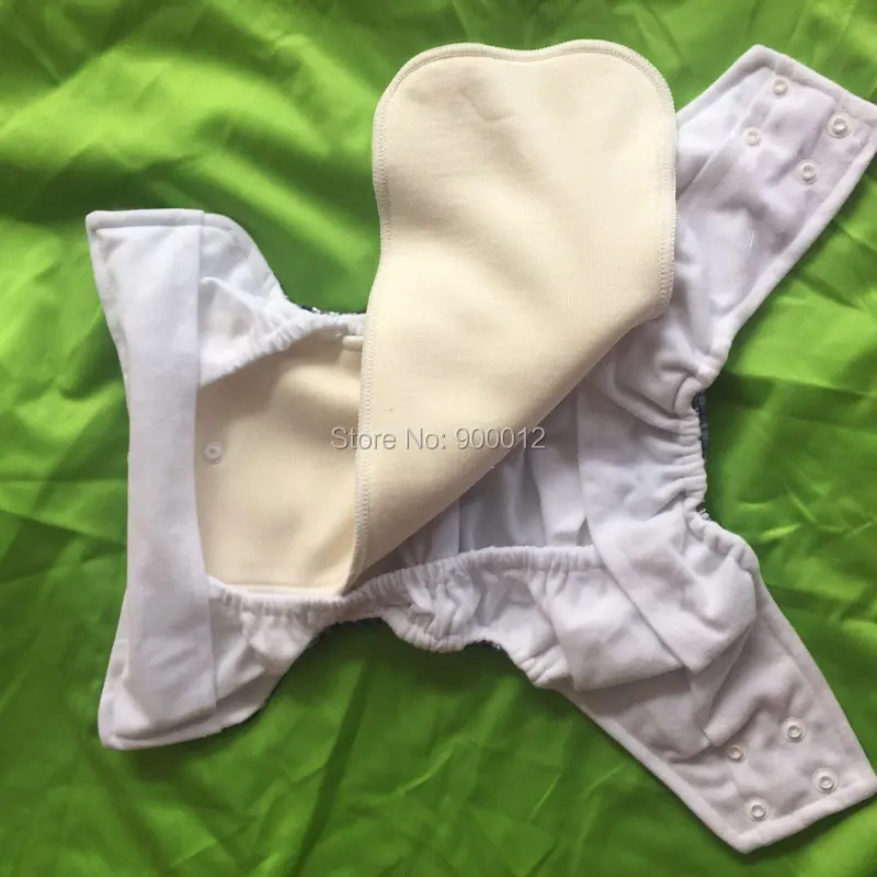 ダブル漏れガセット布おむつベビーおむつ AI2 布おむつ調節可能なサイズ防水おむつ 100 個インサートなし