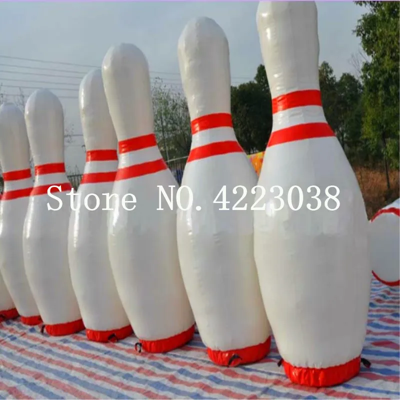 

Free Shipping 1.8m High Giant Inflatable Throwing Bowling Ball Games Inflatable Bowling Ball Human Body Zorb Blowing Game