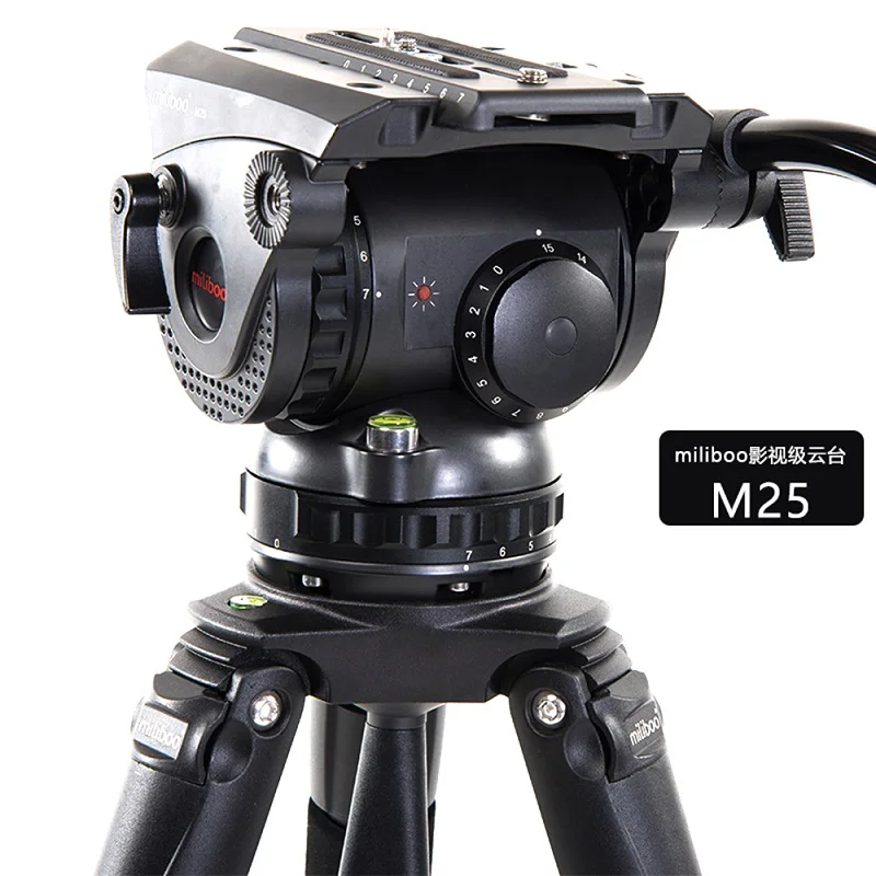 Miliboo M8 Professional Broadcast Movie Video Fluid Heads Load 15KG  Heavy Duty Tripod Camera Stand  with 100mm Bowl