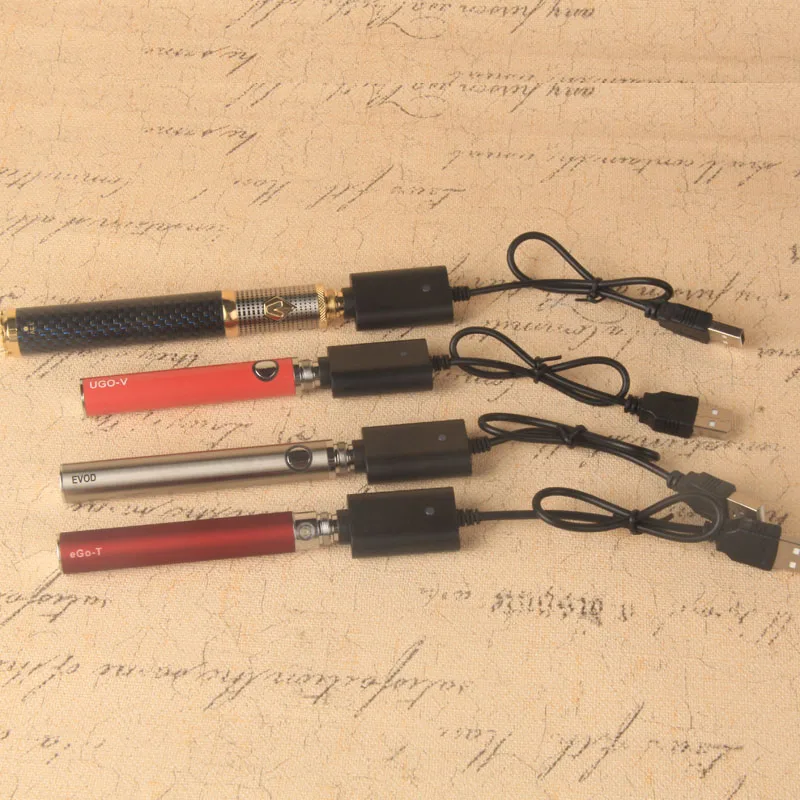 Ego Long USB Charger Cable for 510 Thread Vape Pen Battery eVod eGo-T C Twist Vision