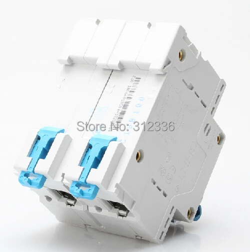 Free Shipping  DZ158 2P 100A  2 Pole big power  air switch unipolar  circuit breaker Electric shock protection domestic C type