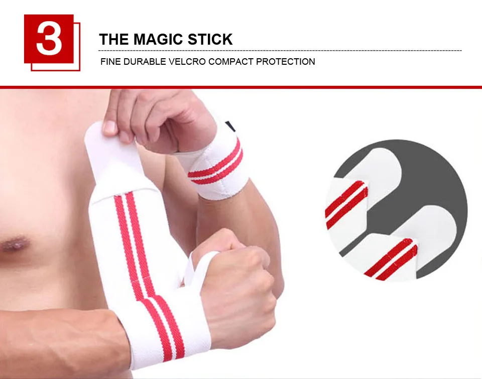 AOLIKES 1 Paar Handgelenkbandagen für Gewichtheben, Fitnessstudio, Handgelenkschlaufen für Gewichtheben, Handgelenkstütze für Powerlifting, Krafttraining – Detail 16