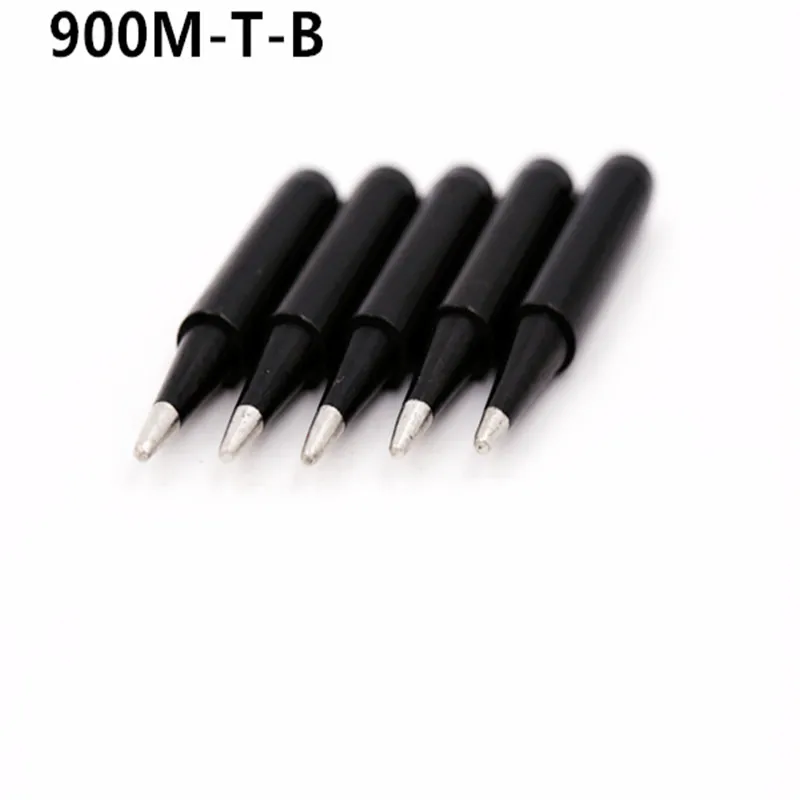 SZBFT 5piece Black 900M-T-1C Series Horseshoe type iron head Welding tip Soldering iron tip 900M-T 2C 3C 4C K B I SK 1.2D 1.6D